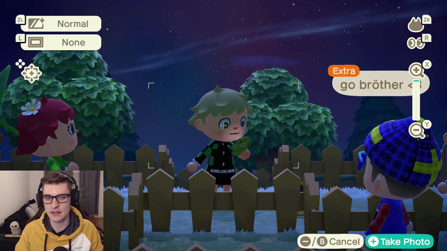 Small streamer has meta submission to his Animal Crossing shirt contest