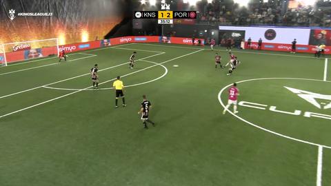 "Kun" Aguero scores against Ibai's team "Porcinos FC"