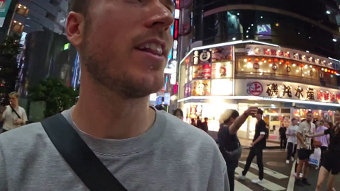 Jake runs into Flynn from VR chat in Japan.