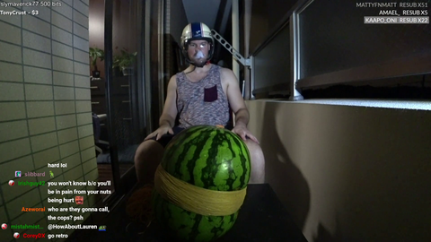 Streamer can’t contain his melon