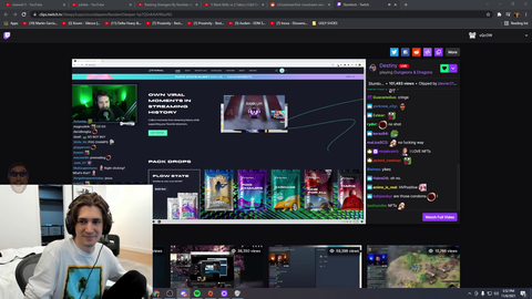 xQc Leaks DM With Destiny on NFTs