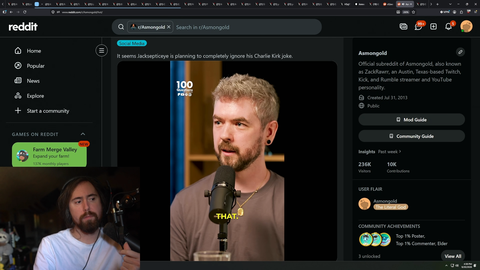 Asmongold on how he fact checks the information he disseminates "If I repeat something I heard on the internet, I dgaf who cares..people can look it up and figure it out themselves, it's not my problem"