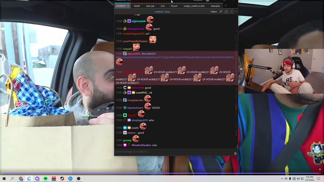Brit slaps Erobb for $100 to try to wake him up
