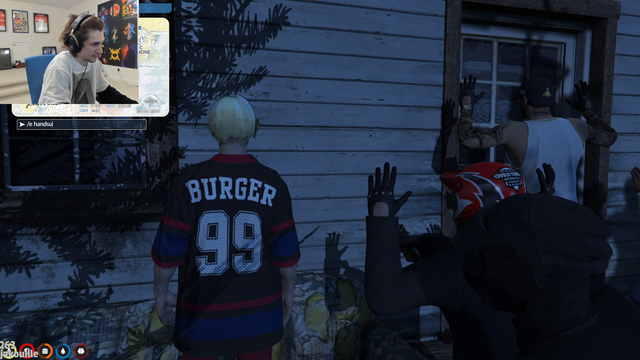 x throws baller's gang sign to save himself from getting robbed
