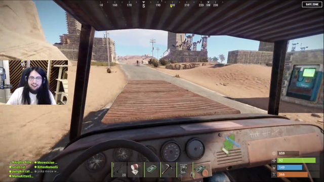 Shroud's girlfriend is impressed with QT's massive car.