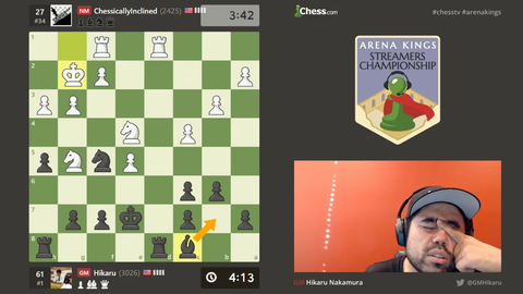 Chess Grandmaster shows a quick calculation