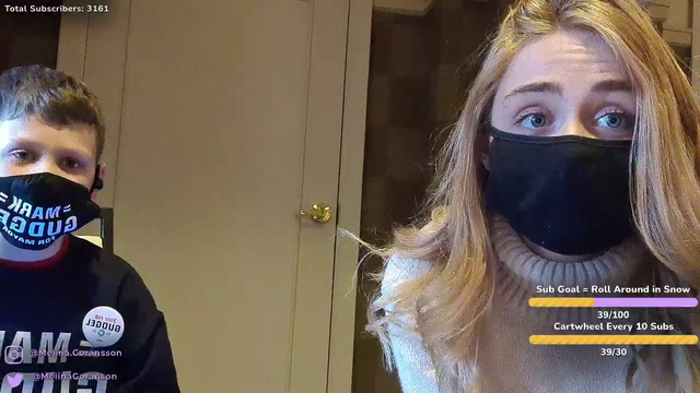 Nathan promotes a small streamer