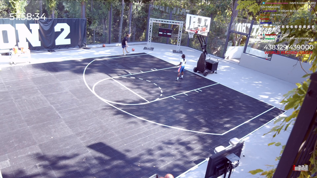 Lil Dicky sinking 3s on Kais stream