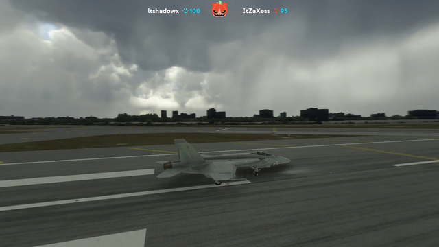 Lirik tries to fly in Microsoft Flight Sim using an Xbox controller